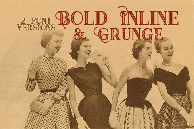 复古风格衬线英文字体合集下载 5 Fonts Bundle 4插图(14)