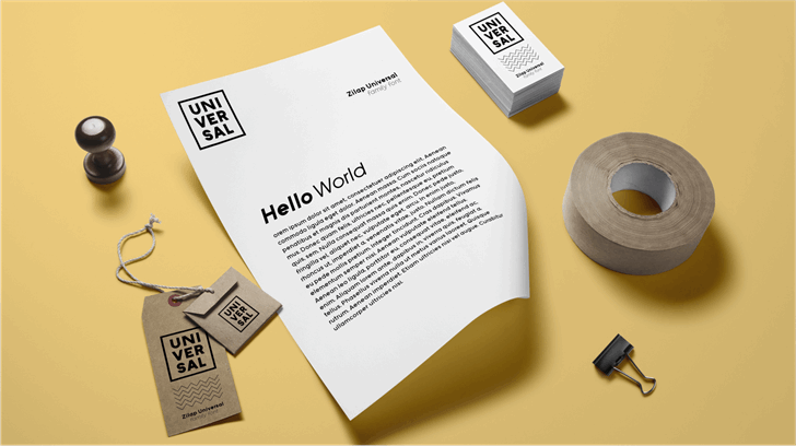 Zilap Universal font插图4 Zilap Universal font插图4