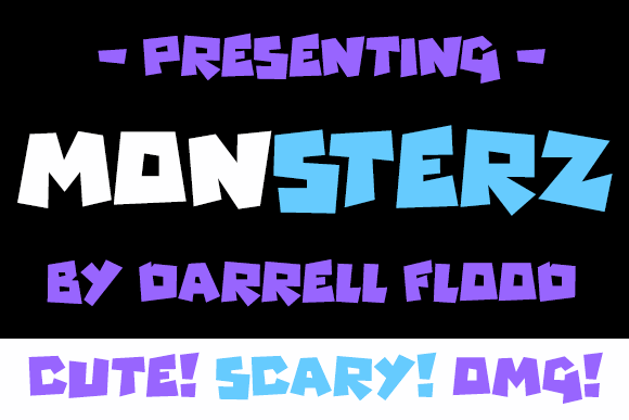 Monsterz font插图
