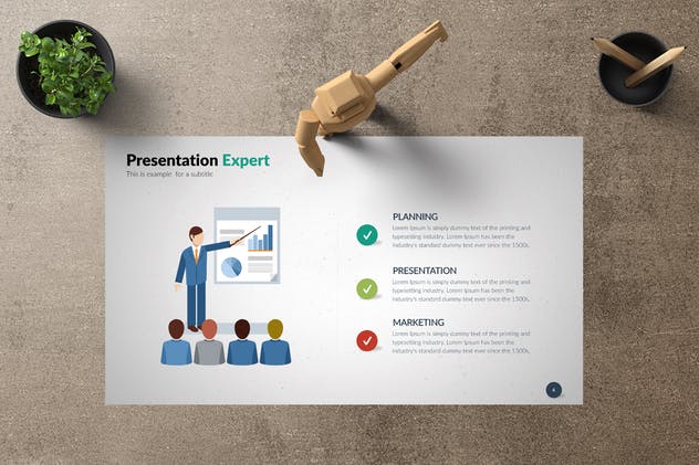 商业计划书PPT模板幻灯片素材 COMMERCE Powerpoint Template插图(4)