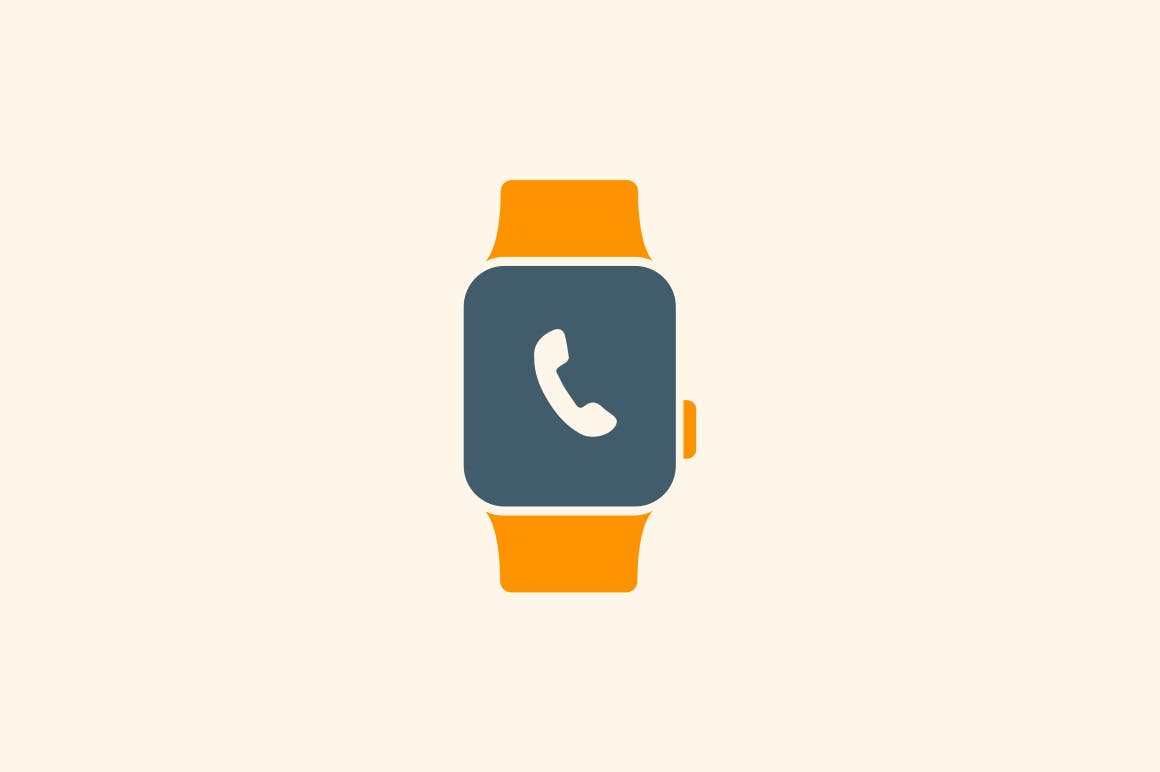 15枚智能手表APP应用主题矢量素材库精选图标 15 Smart Watch App Icons插图(1)