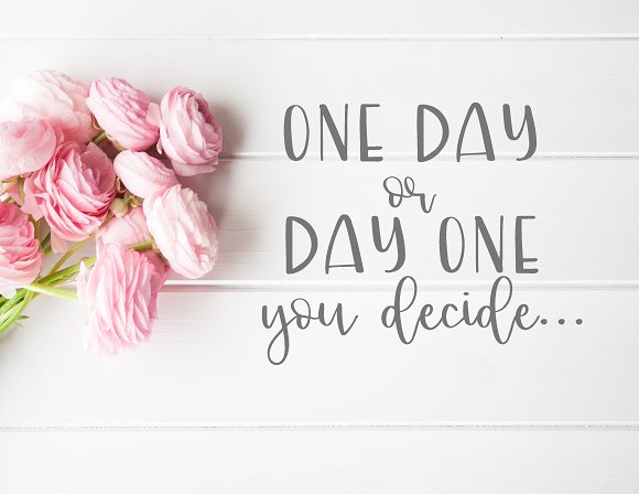 lillie belle hand lettered font插图1