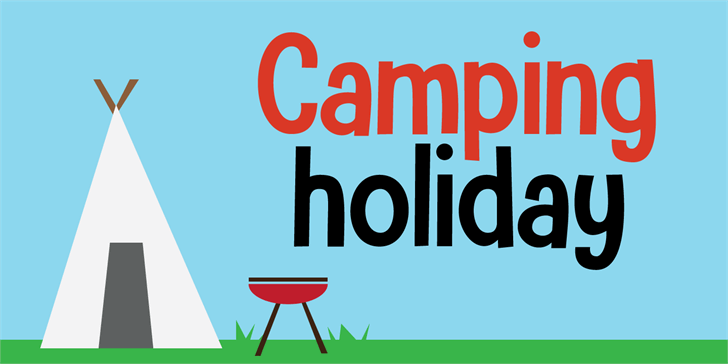 Camping Holiday DEMO font插图 Camping Holiday DEMO font插图