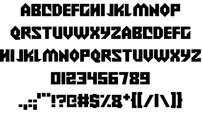 Alien Wars font插图1 Alien Wars font插图1