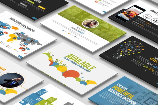 多行业适用多用途企业PPT幻灯片设计模板 Available PowerPoint Template插图(2)