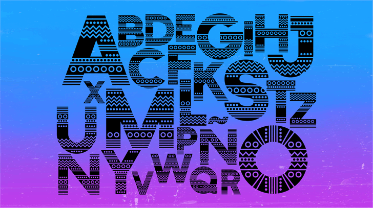 Zilap Afro font插图1 Zilap Afro font插图1