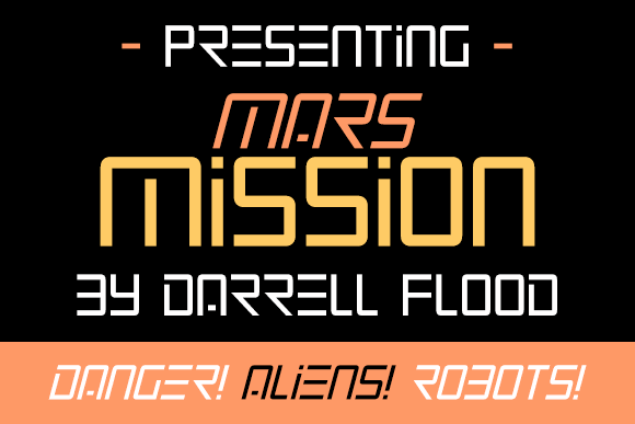Mars Mission font插图 Mars Mission font插图