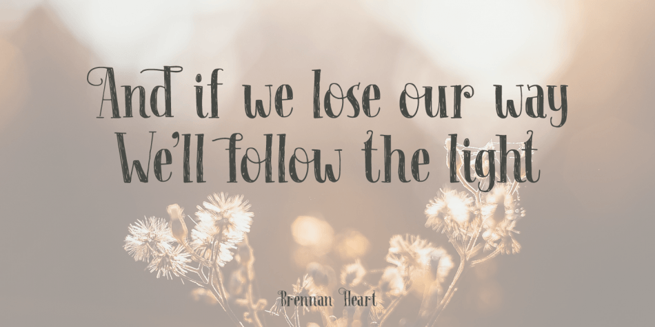 Follow The Light Font Family插图3