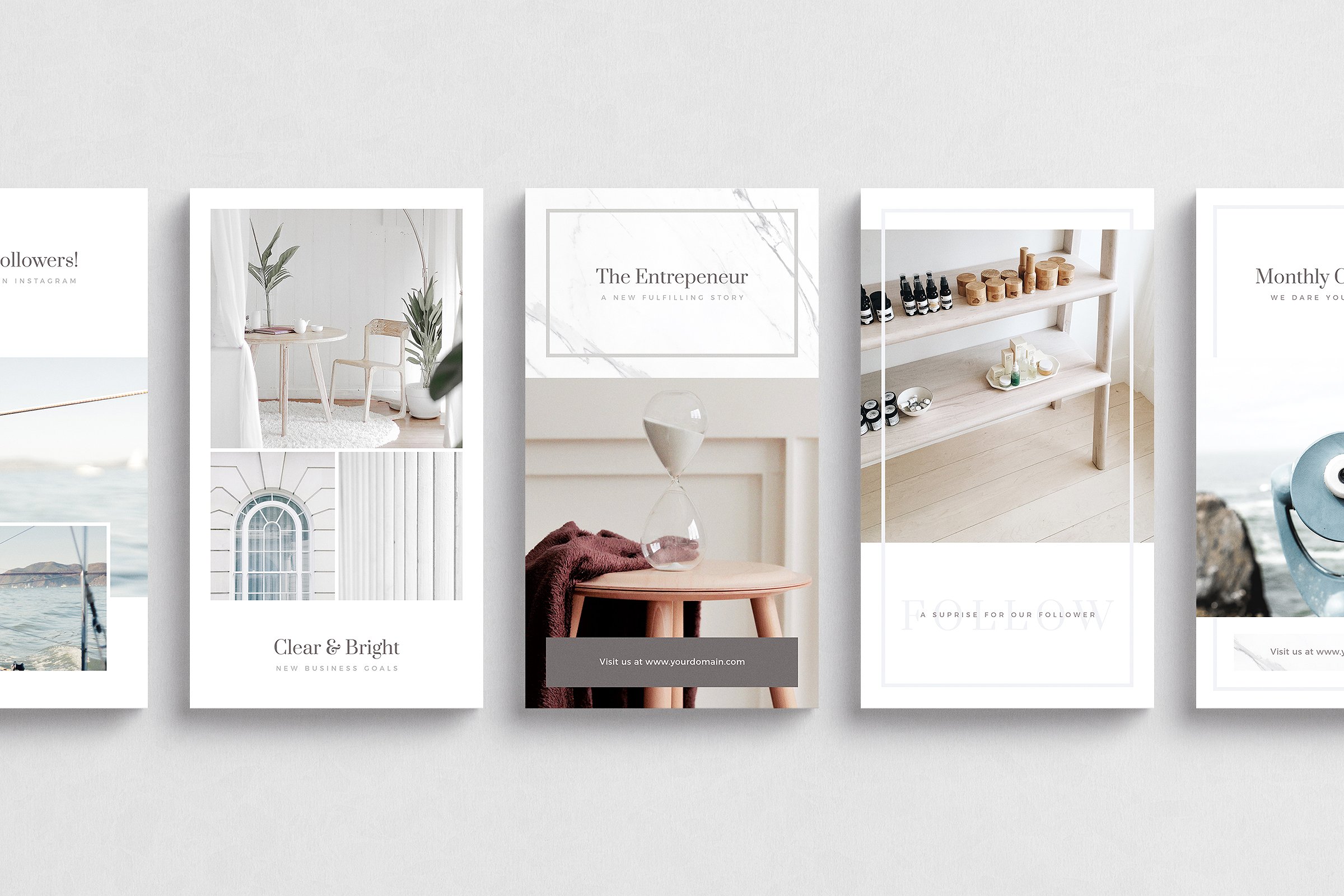 极简主义Instagram社交媒体故事模板素材库精选 Vienna Instagram Stories插图(1)