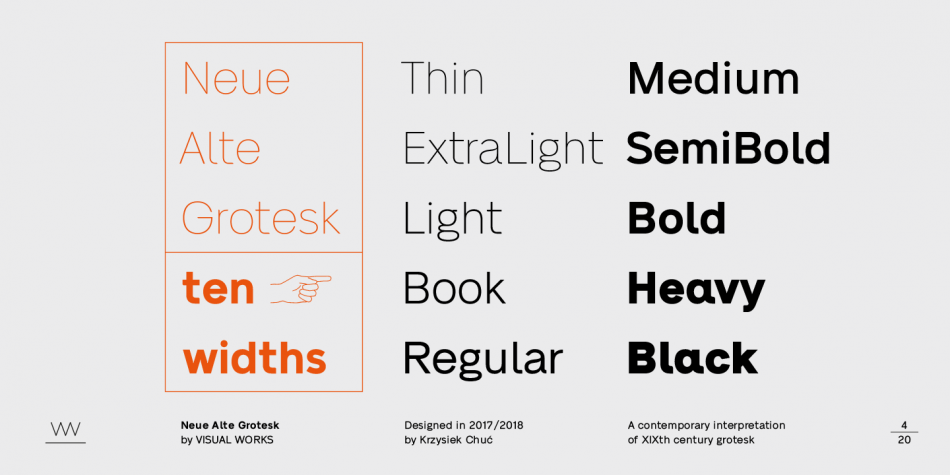 Neue Alte Grotesk Font Family插图3