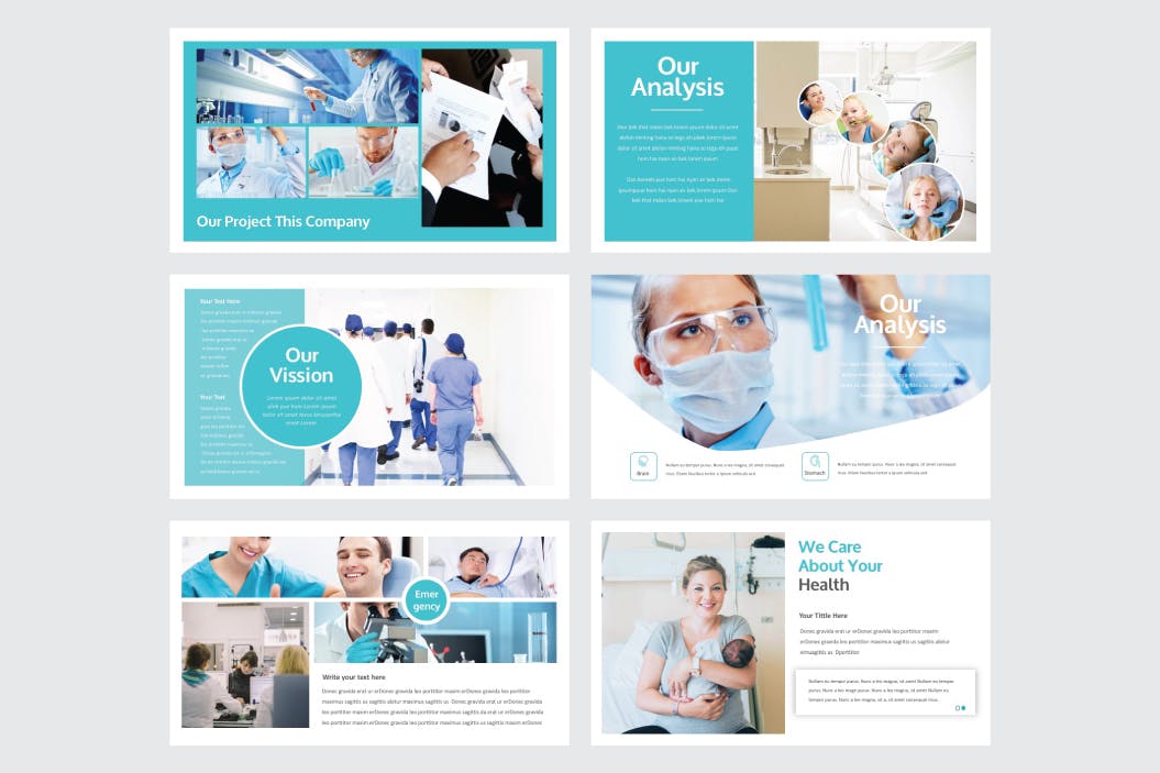 医疗健康/医院诊所适用的PPT幻灯片模板 HEALTH MEDICAL CLINIC – Powerpoint  V254插图(4)