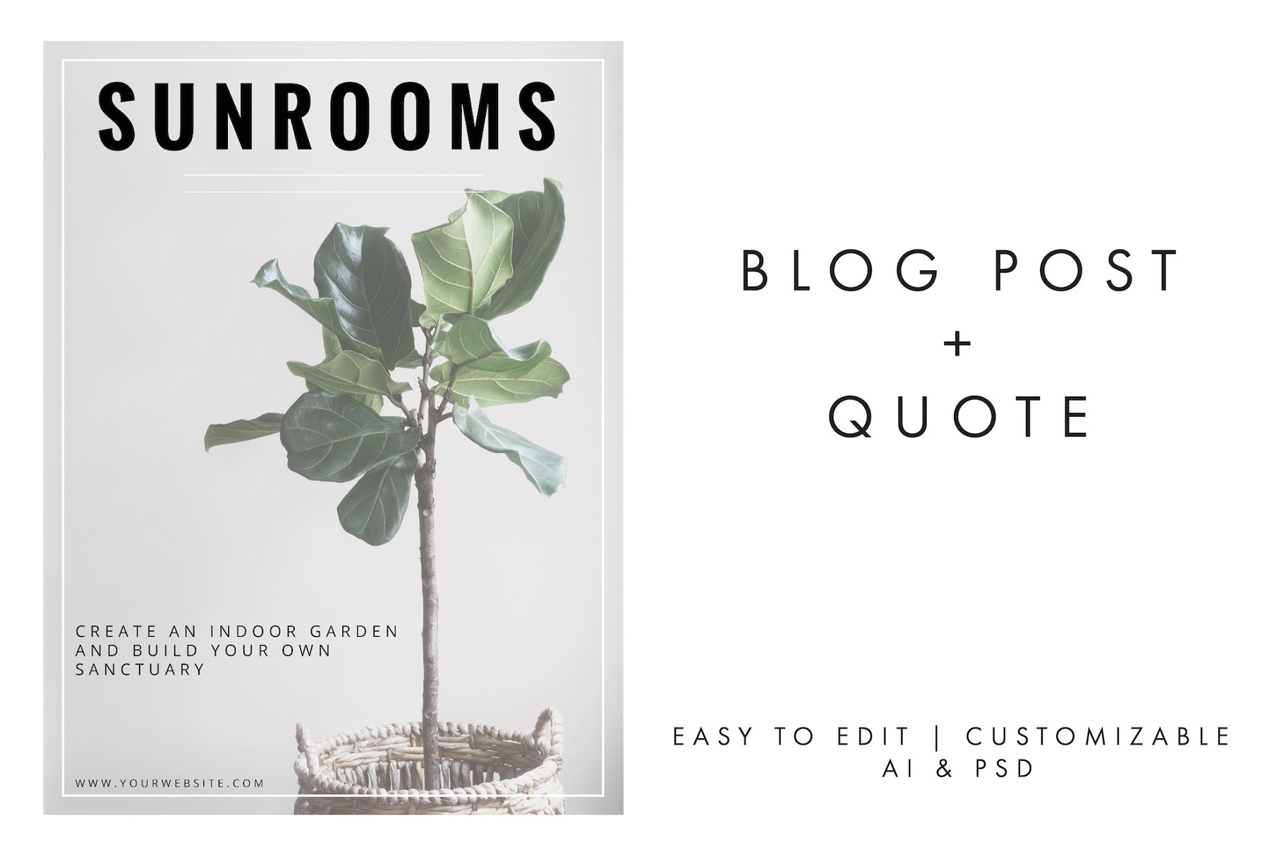 社交媒体博客图片插图模板素材库精选 Social Media Banner – Bold插图(2)