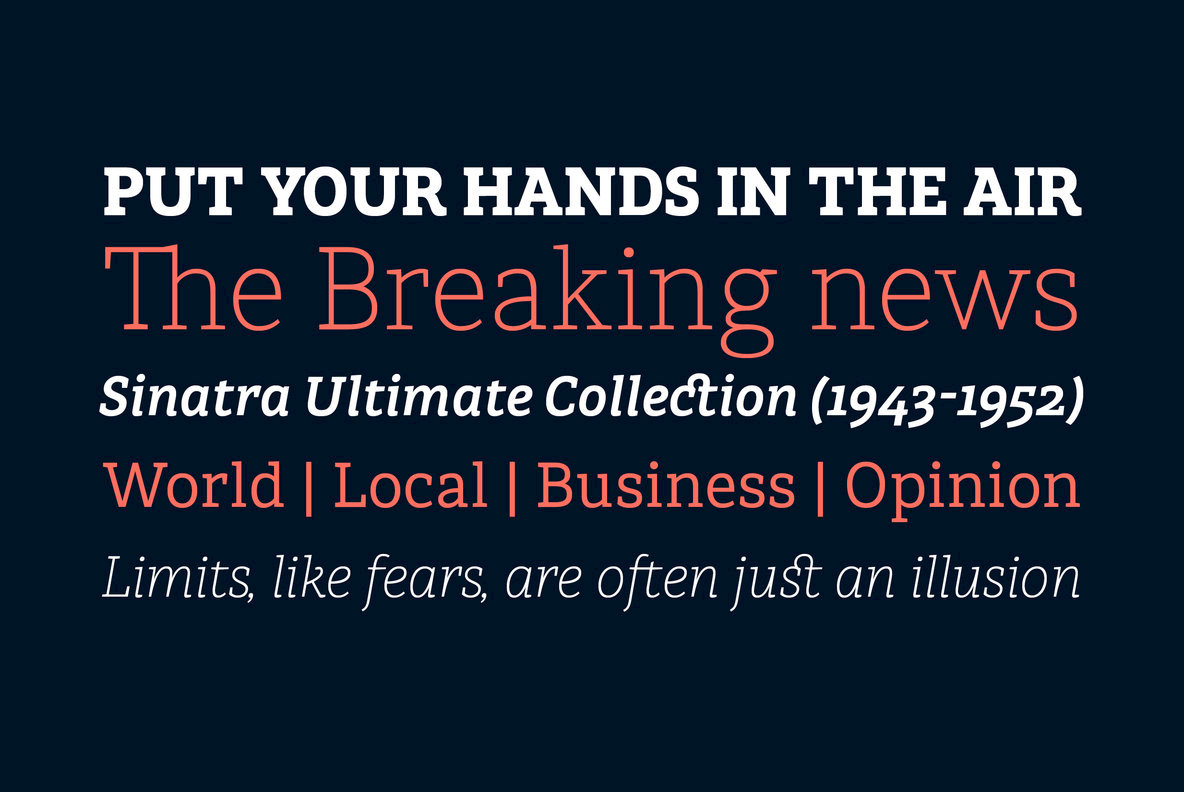 Brava Slab Font Family插图3