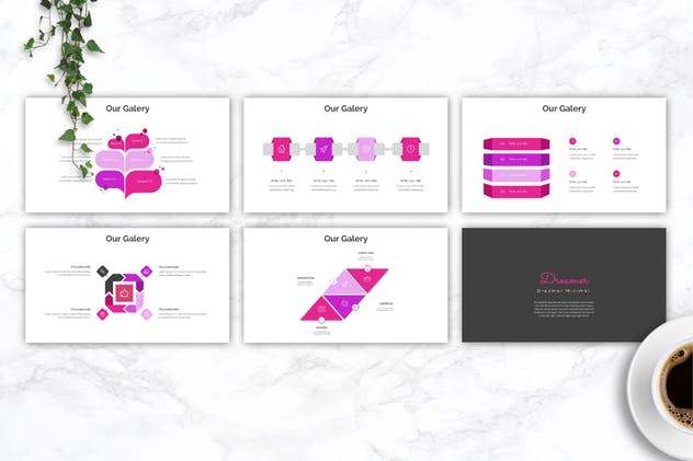现代设计风格品牌策划PPT幻灯片模板 DREAMER – Powerpoint Template插图(4)