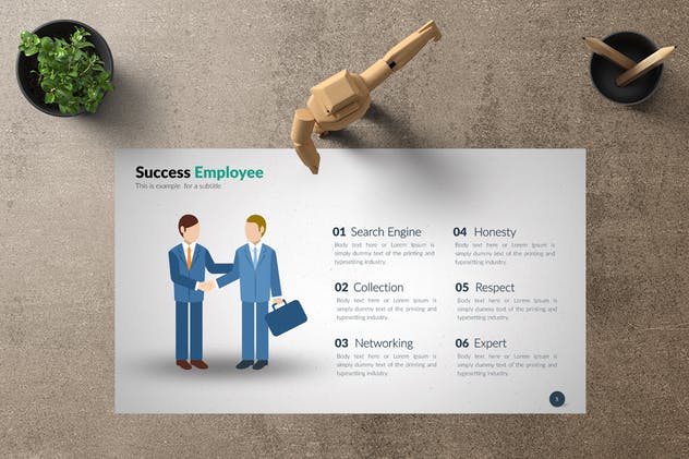 商业计划书PPT模板幻灯片素材 COMMERCE Powerpoint Template插图(1)