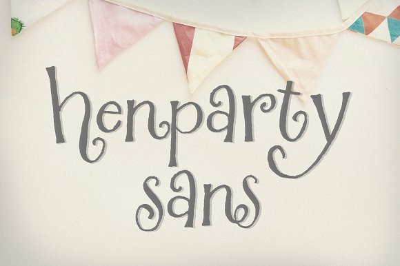 Henparty Sans插图