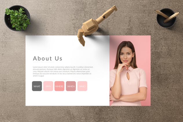 美容化妆品项目推介PPT幻灯片模板 SWEETY Powerpoint Template插图(4)