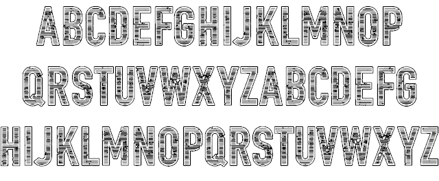 Trailer Park Lane font插图2