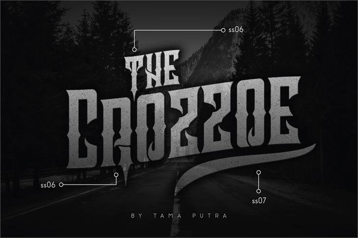 Crozzoe Personal Use font插图1 Crozzoe Personal Use font插图1