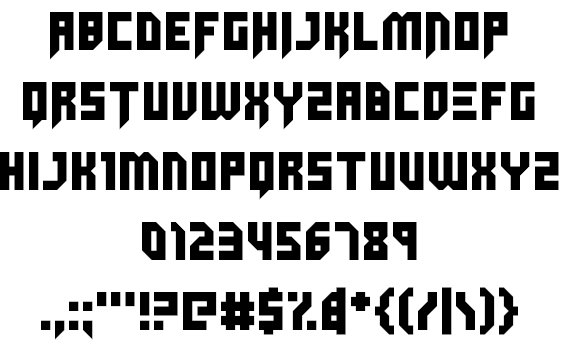 Dubspikes font插图1 Dubspikes font插图1