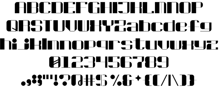 Gongclonker font插图2 Gongclonker font插图2