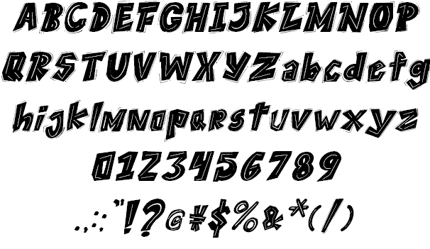 THEYGI font插图2 THEYGI font插图2