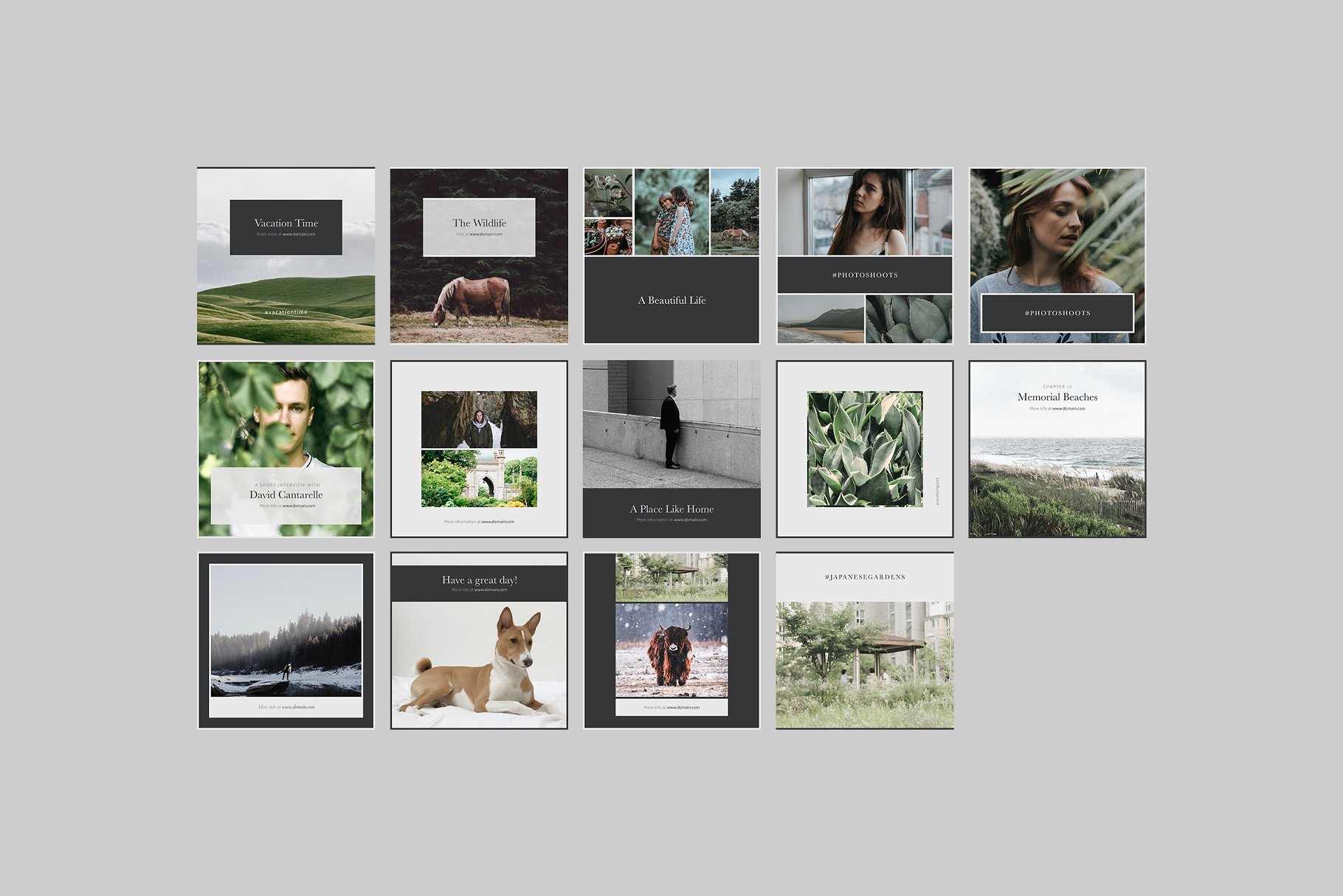 社交平台插图配图设计模板素材库精选 Ireland Social Media Templates插图(6)