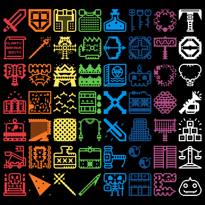 Donjonikons font插图1