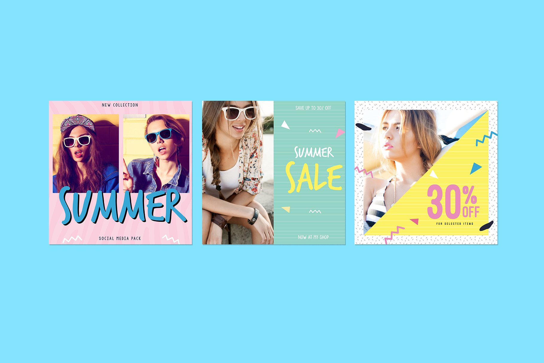 高品质时尚社交媒体INS帖子模板素材库精选 Celebgram_Instagram Fashion Pack插图(2)