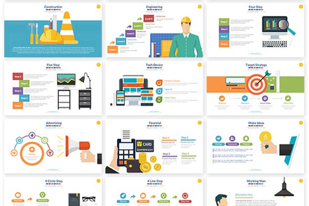 100,000+页面项目推介企业介绍PPT幻灯片模板合集v2 Powerpoint Presentation Template Update V.2插图(7)