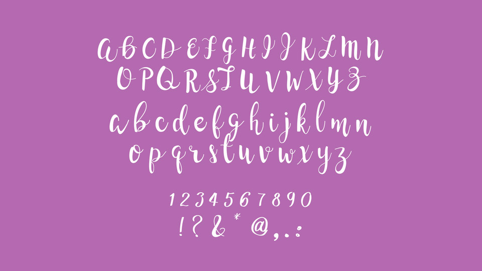 Brush Naruki Font插图1