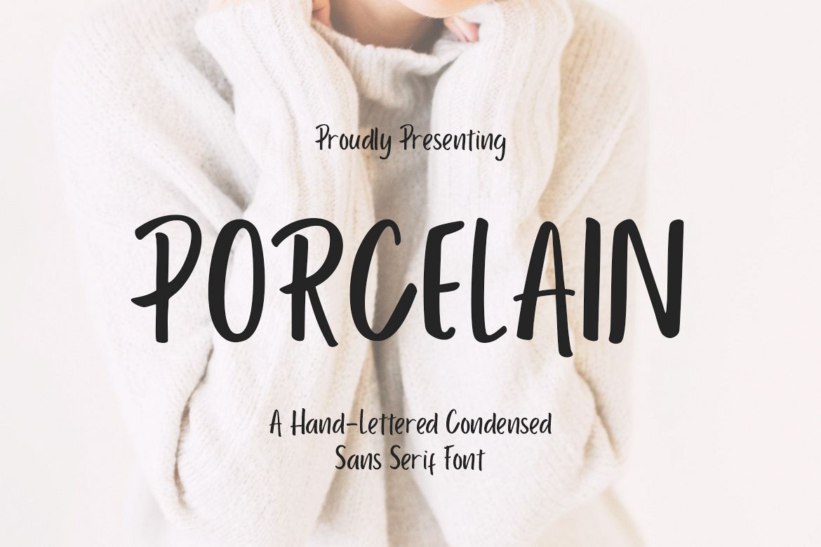 Porcelain Sans Regular Font插图