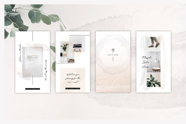 优雅简约风格Instagram故事动画配图模板素材库精选 ANIMATED Instagram Stories – So Female插图(3)