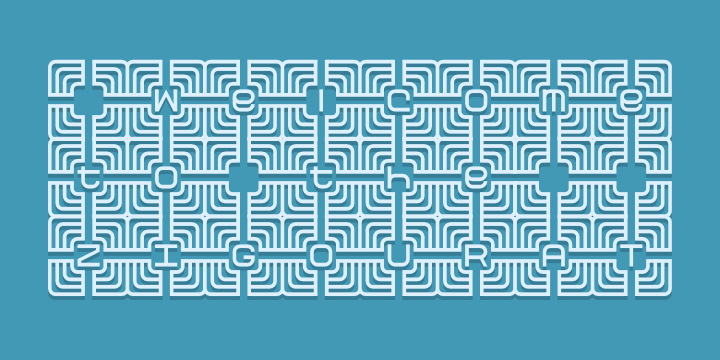 Zigourat font插图 Zigourat font插图