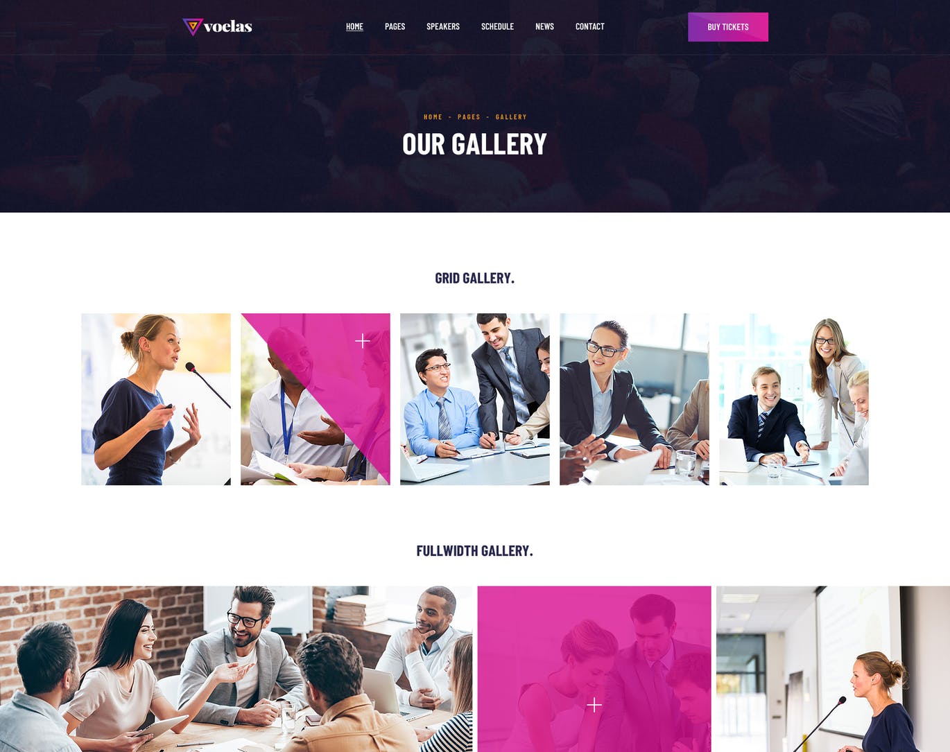 活动会议报名网站HTML模板素材库精选 Voelas – Event & Conference HTML Template插图(5)