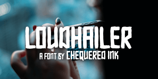 Loudhailer font插图 Loudhailer font插图