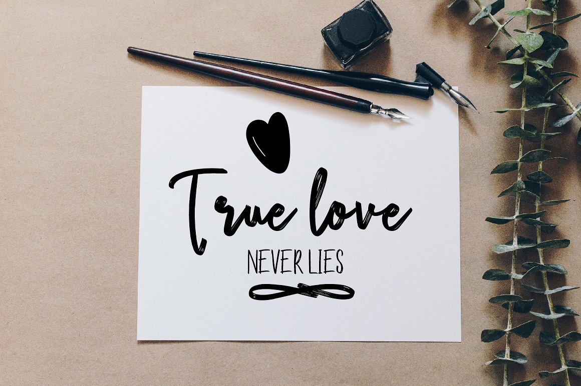 Bikarosta Font Duo with Extras插图1