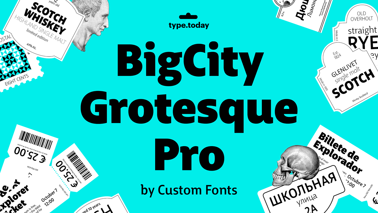 BigCity Grotesque Pro Font Family插图