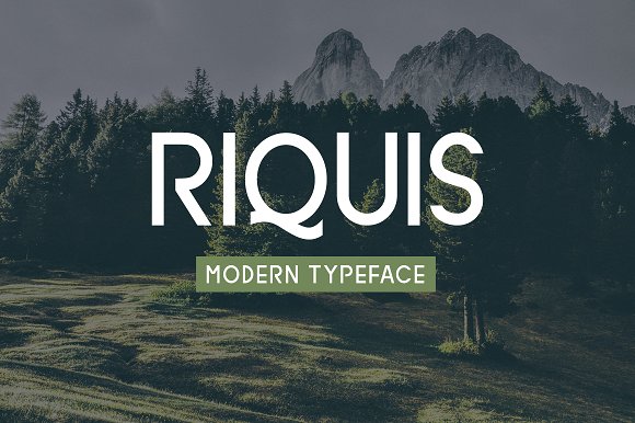 Riquis Typeface插图