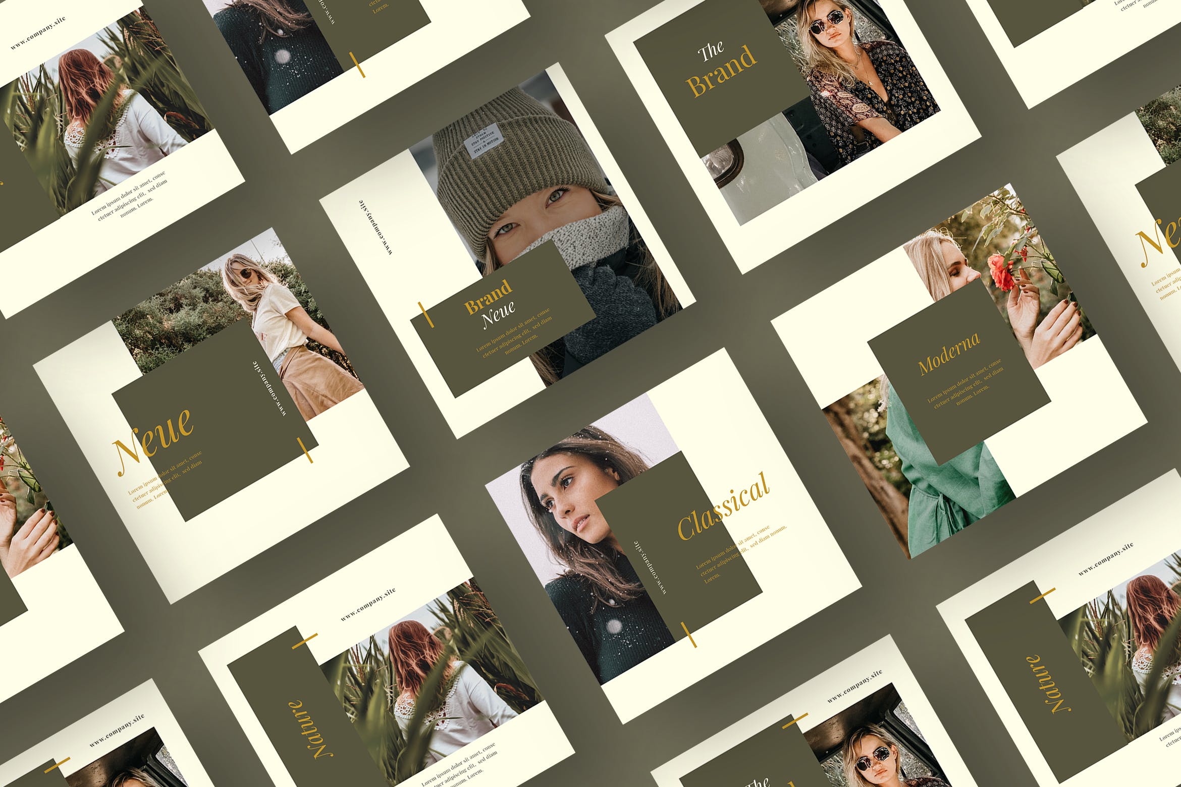 适合做品牌社交推广的设计素材包v48 ADL Social Media Kit.48插图