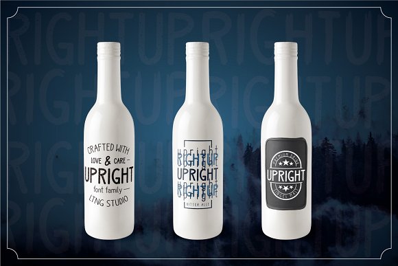 Upright font family插图3