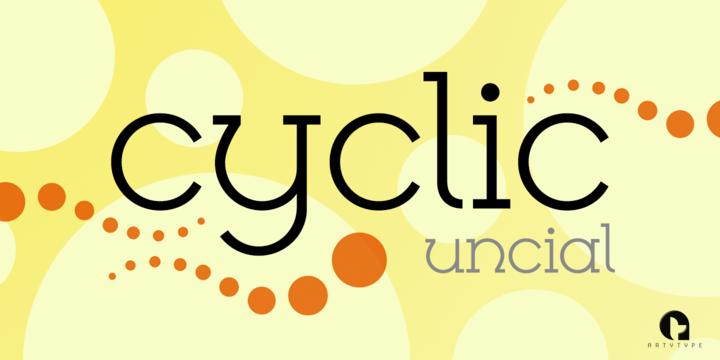 Cyclic Uncial Font Family插图1