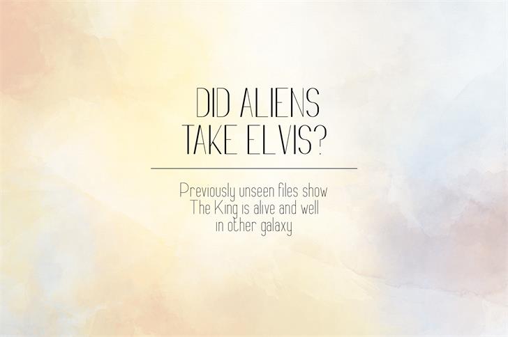 Fancy Light font插图2 Fancy Light font插图2