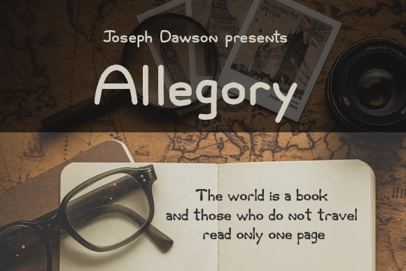 Allegory font插图 Allegory font插图