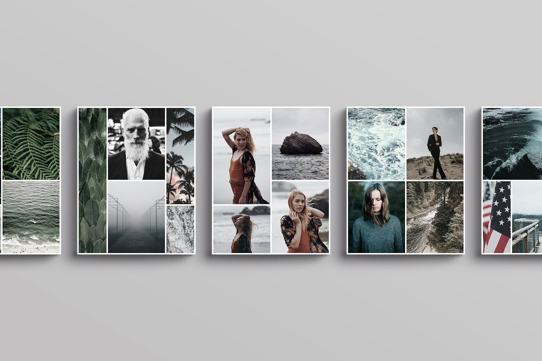 摄影主题多图排版贴图模板素材库精选 Canada Social Media Templates插图(1)