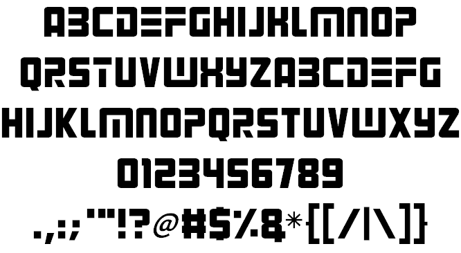 Alien Android font插图1 Alien Android font插图1