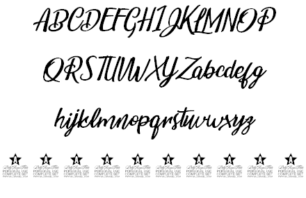 Belle et Belle Personal Use font插图2