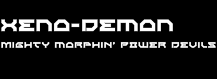 Xeno-Demon font插图1