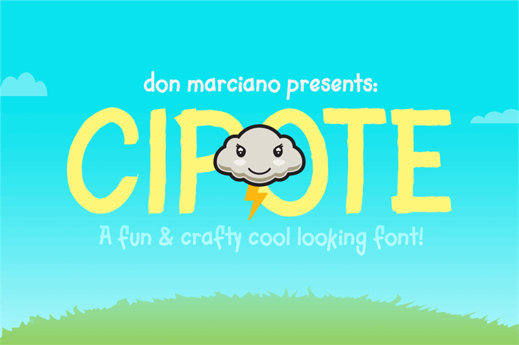 Cipote font插图 Cipote font插图