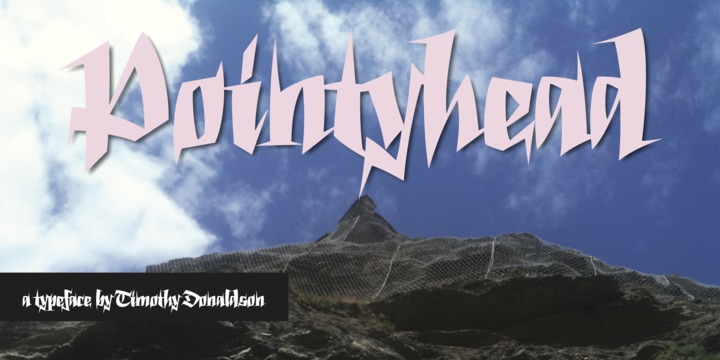 Pointyhead Font插图1